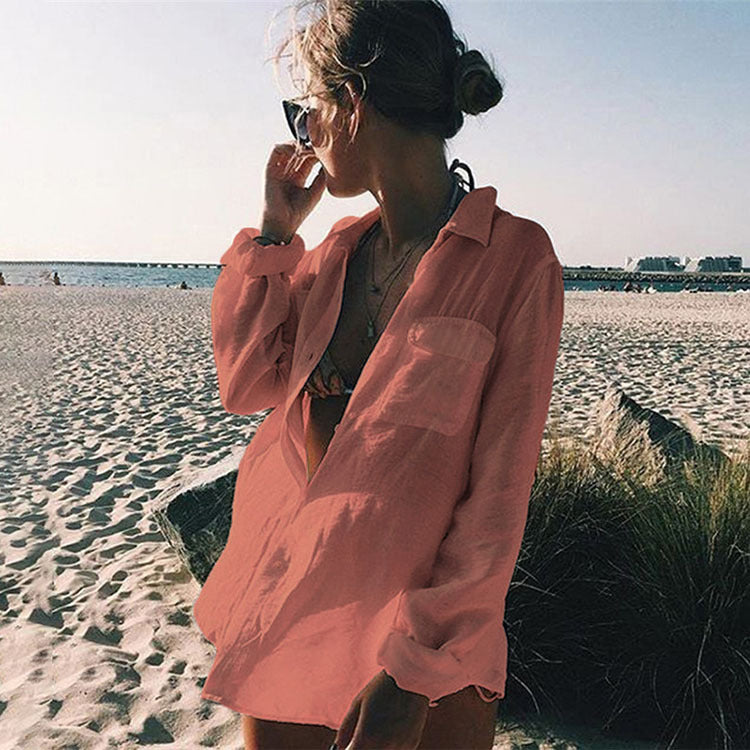 Wholesale Crepe Covers Polyester Swimwear